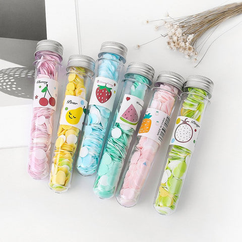 1-Bottle Portable Flower Paper Soap
